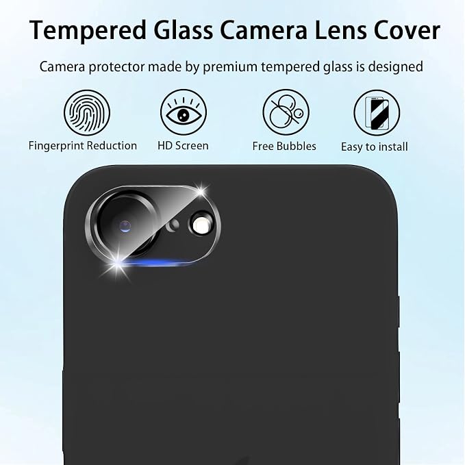 Camera Lens Protector for iPhone 17e / iPhone 16e, Anti Scratch, Bubble Free - Image 6