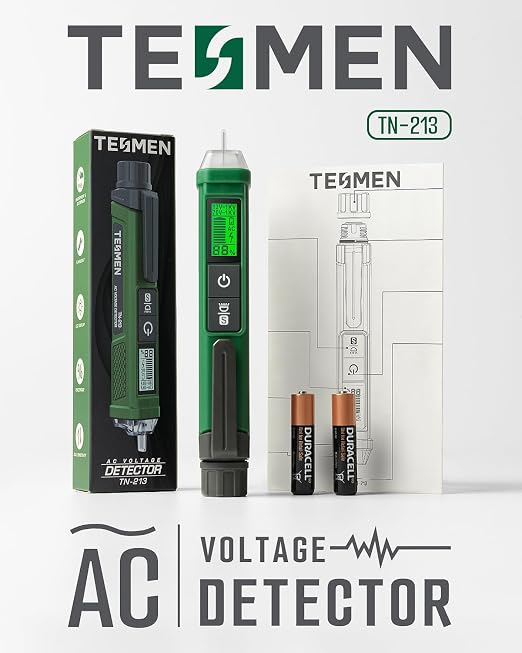 TESMEN Voltage Tester, TN-213 Non-Contact Voltage Detector, Electrical Tester - Image 7