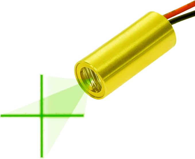 Economical Green Crosshair Laser Module, Class 1 eye-safe, VLM-520-29 LPA - by Quarton