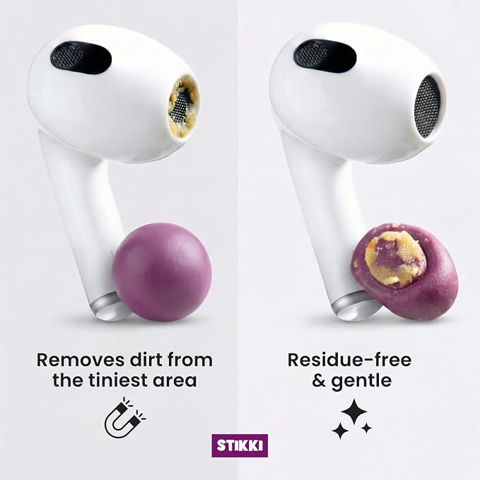 STIKKI Cleaning Putty for Electronics – Earbud & Phone Cleaning Kit - Image 4