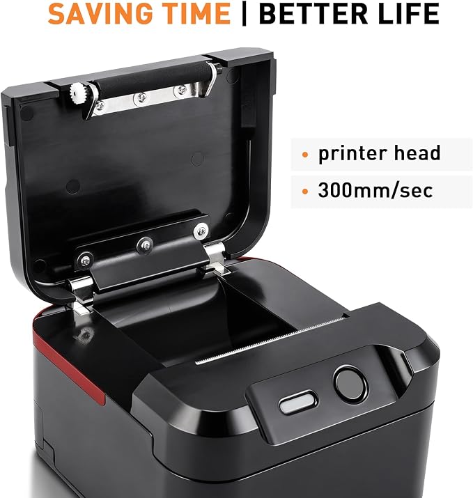 POS Printer, 58mm USB Thermal Receipt Printer, Restaurant Kitchen Printer - Image 6