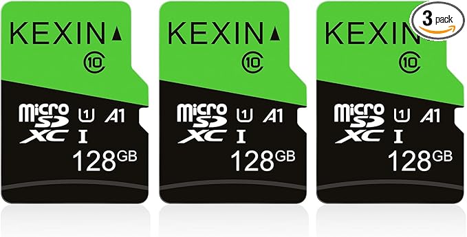 KEXIN 128GB Micro SD Card 3 Pack by Home