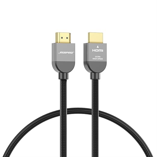 RUIPRO 8K HDMI Ultra High Speed Certified Cable 3 Feet 48Gbps 8K60Hz 4K120Hz by RUIPRO-ProfessionalQualityVideoandAudioYouCanSeeandHear