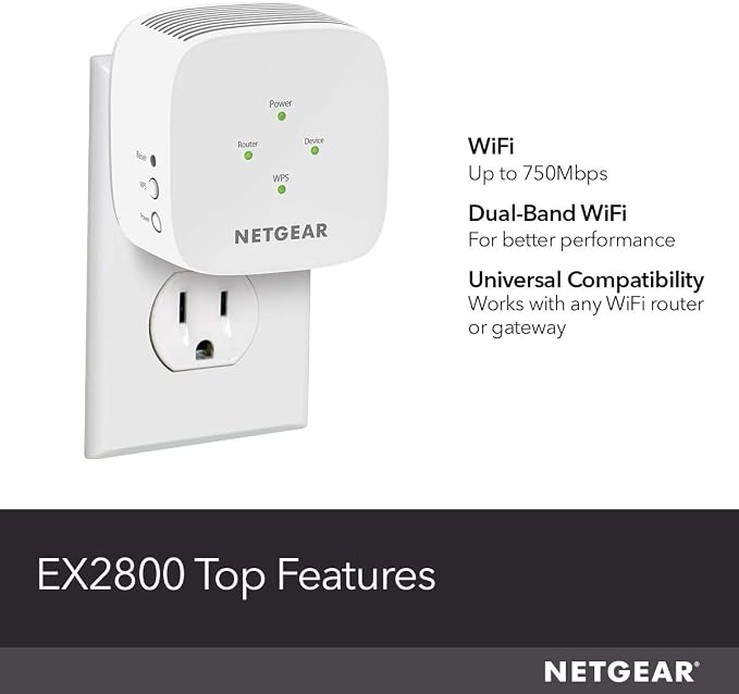 NETGEAR WiFi Range Extender EX2800 - Image 6