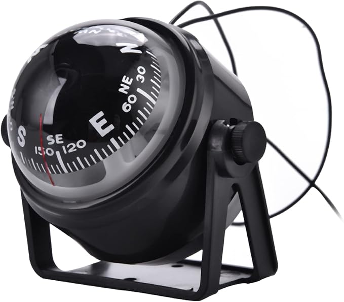 VGEBY Marine Navigation Compass, High Precision LED Marine Digital Car Mount - Image 9