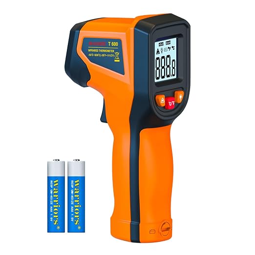 Laser Infrared Thermometer Non-Contact Digital Temperature Gun, -58℉～1112℉ IR by DEASOMIYE