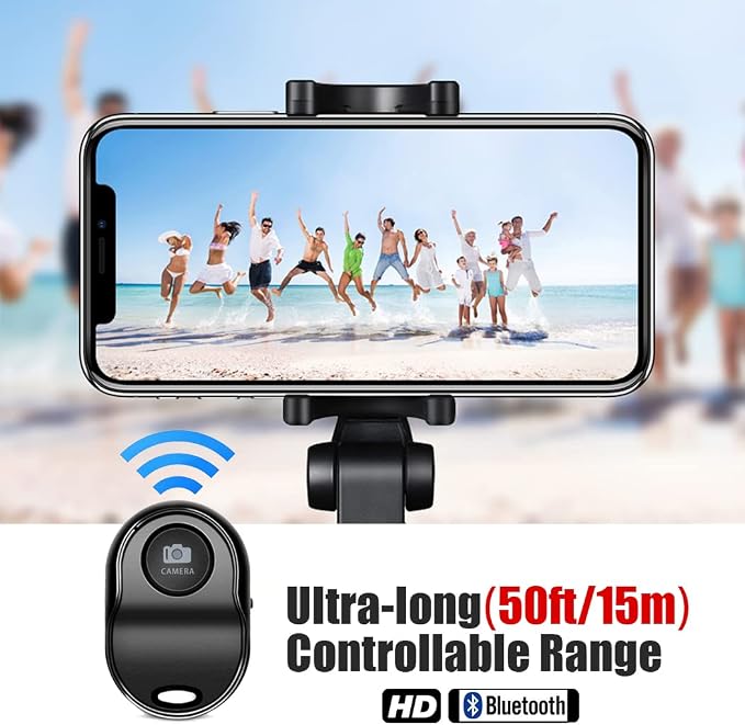 Bluetooth 5.0 Remote Shutter for iPhone & Android Camera Wireless Remote - Image 4