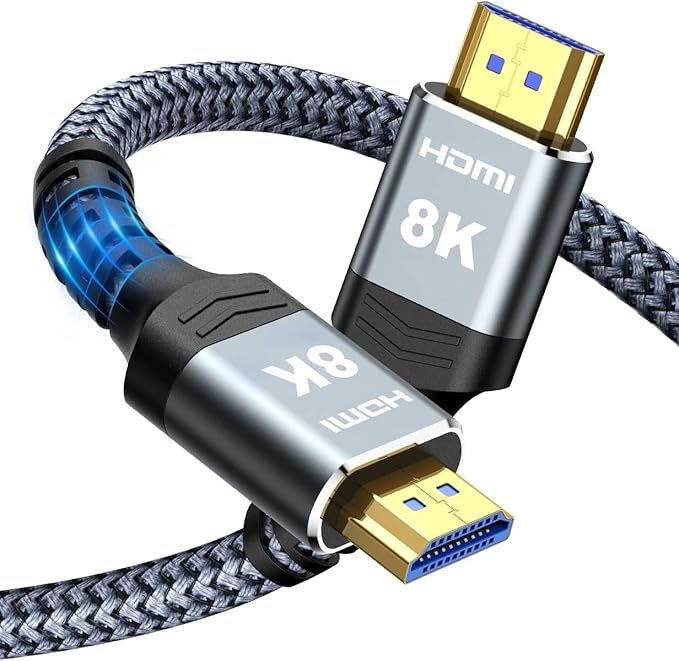 Highwings Long 8K Fiber Optic HDMI Cable 50 FT, 2.1 Unidirectional 48Gbps by Highwings