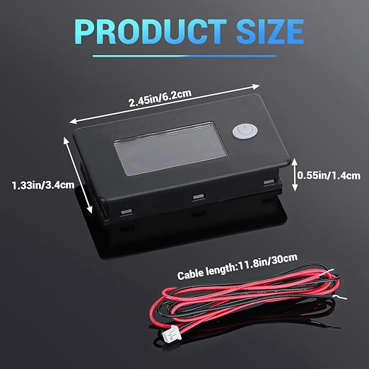 Drok 36v Lithium Golf Cart Battery Meter - Image 5