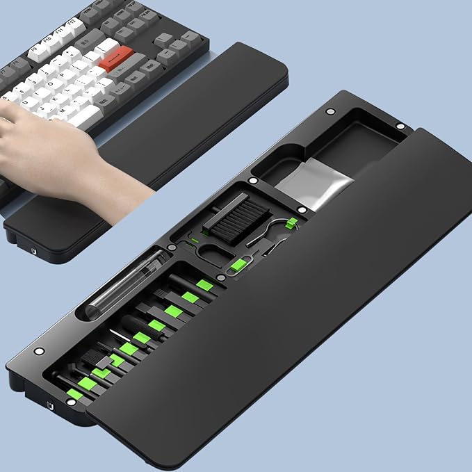 Ergonomic Keyboard Wrist Rest Cleaning Kit, 22 in 1 Cleaning Kits Wrist Rest by Hallocool