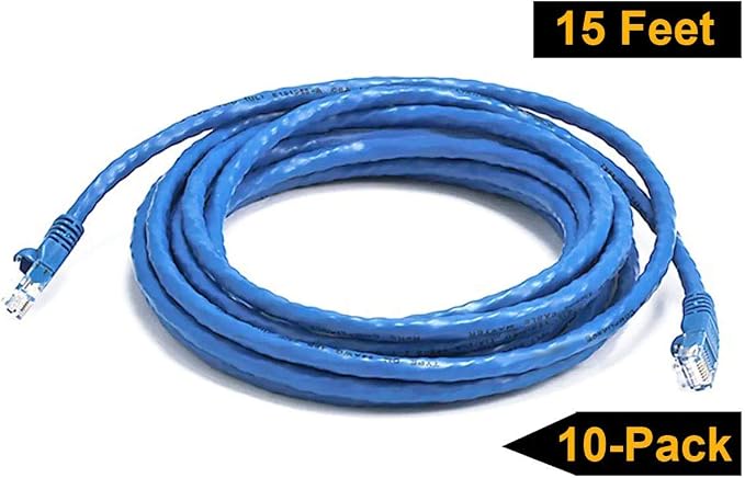 iMBAPrice - 3ft Cat5e Network Ethernet Patch Cable - Blue - Image 6