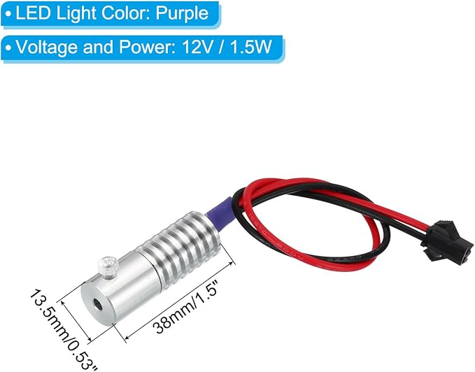 PATIKIL 3mm 1m PMMA Side Glow Fiber Optic Cable Kit, - Image 3