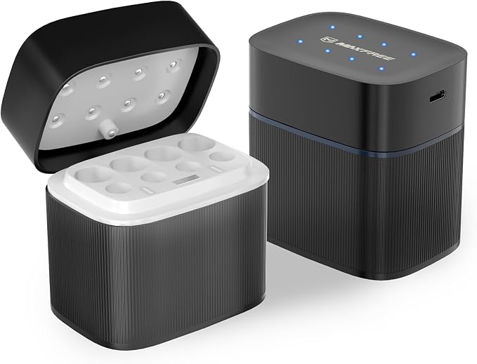 Maxfree Dual-Purpose Charger for Rechargeable Lithium & NiMH AA and AAA by MAXFREE