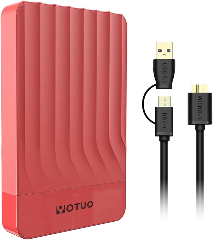 YOTUO Portable External Hard Drive Storage Expansion Mobile HDD USB 3.0 by YOUTO