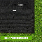 Premium Artificial Grass 11' x 18' Outdoor Rug, 1.38" Realistic Thick Turf - Image 6