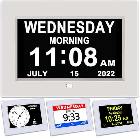 AINFTIME DST Clock with Day and Date by AINFTIME