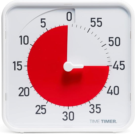 Time Timer Original 8" Visual Countdown Timer – Medium 60-Minute Classroom by TimeTimer