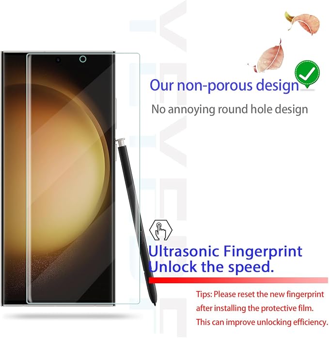 Screen Protector for Samsung Galaxy S23 Ultra, Premium Screen Protector for - Image 4
