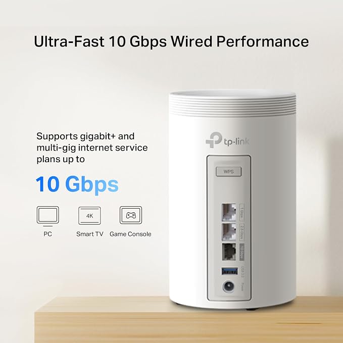 TP-Link Deco 7 Pro BE14000 Tri-Band Wi-Fi 7 Whole Home Mesh System | 8-Stream - Image 5