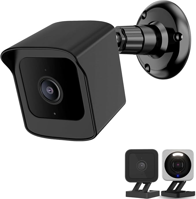 PEF Mount for All New Wyze Cam V4 and V3, Weatherproof Protective Cover and 360 by PEF