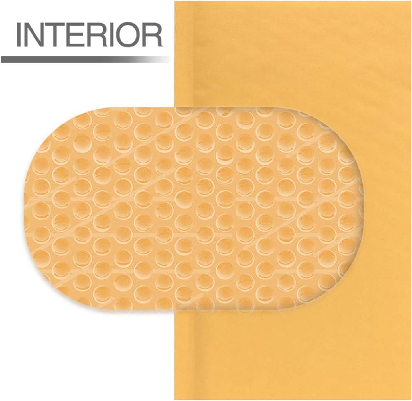 Secure Seal #5 10.5x16 Kraft Bubble Mailers Padded Shipping Envelopes (Pack of 100)