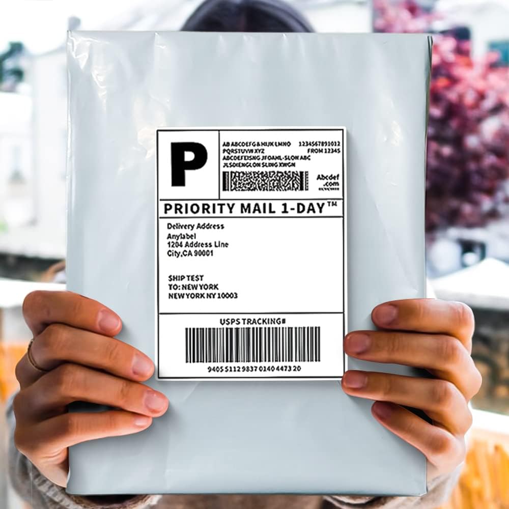 POLYSELLS 200 Pack 10x13 Inch Poly Mailers Shipping Envelopes, Strong Adhesive Sealing, Waterproof, and Tear-resistant Postal Mailing Bags for Clothing, Books, and Accessories White