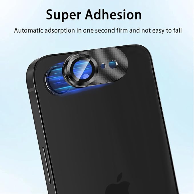 Camera Lens Protector for iPhone 17e / iPhone 16e, Aluminum Alloy Sapphire - Image 5