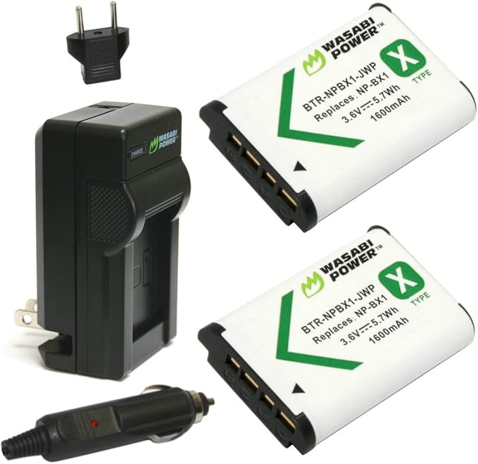 Wasabi Power NP-BX1 Battery and Charger by WasabiPower