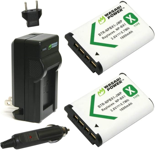 Wasabi Power NP-BX1 Battery and Charger by WasabiPower
