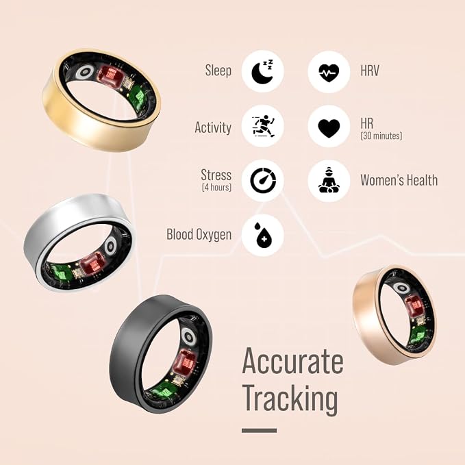 Herz P1 Smart Ring for Women & Men - Image 6