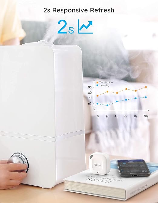 Govee Bluetooth Hygrometer Thermometer, Wireless Thermometer, Mini Humidity - Image 7