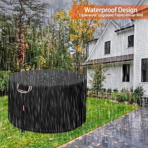 QH.HOME for Solo Stove Yukon 27"-29" Waterproof Smokeless Fire Pit Cover - Image 6