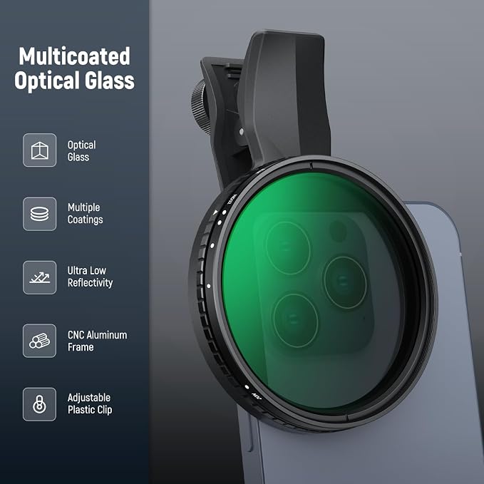 NEEWER 67mm Variable ND Filter Set Compatible - Image 8