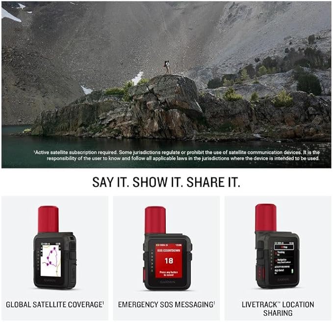 Garmin inReach Mini 3 Plus Rugged Global Satellite Communicator, Touchscreen - Image 3