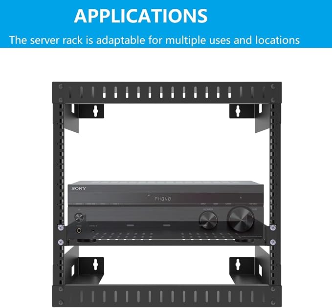 1U Disassembled Universal Server Rack Shelf Steel - Image 3
