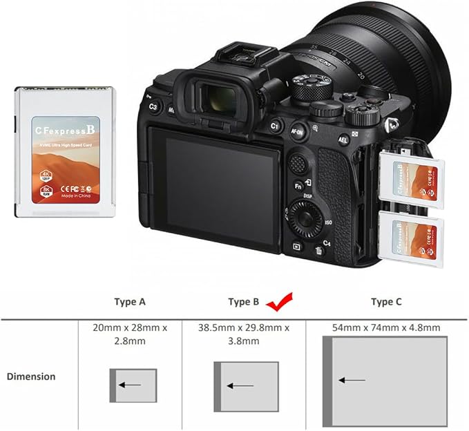 Type-B CFexpress to NVME 2230 Memory Card Kit Case CFE CFB NGFF M-Key Adapter - Image 9