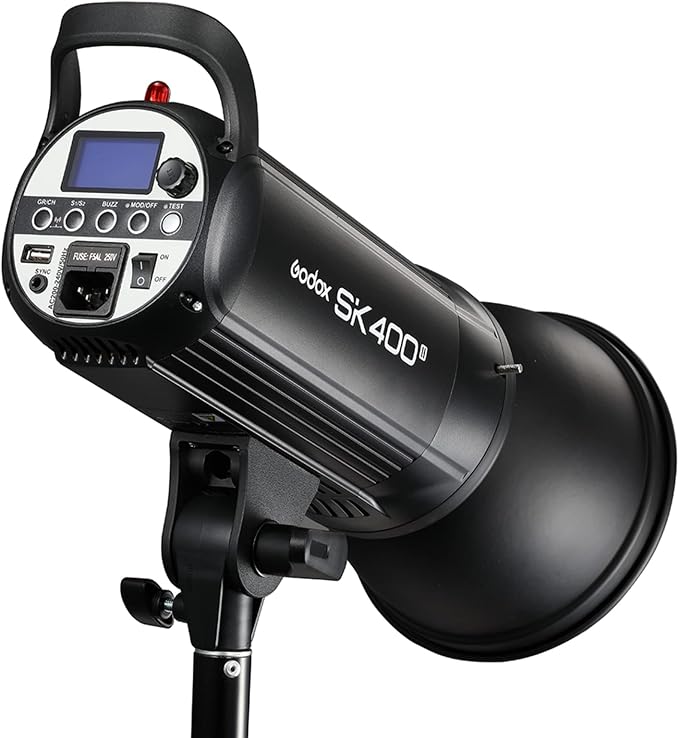 Godox 2* SK400ii 800Ws Studio Strobe Flash Lighting Kit:2 Pack SK400II Monolight - Image 2