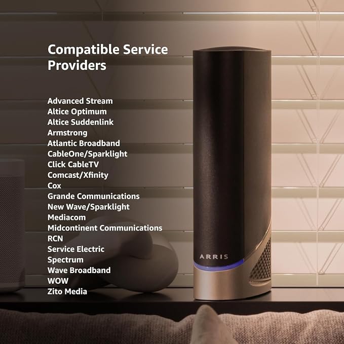 ARRIS - Cable Modem Router Combo - Fast DOCSIS 3.1 Multi-Gigabit & BE 18000 - Image 7