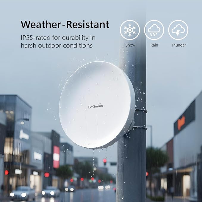 EnGenius EnStation6 Outdoor Wi-Fi 6 Wireless Bridge, 1200 Mbps, 2x2 MIMO - Image 5