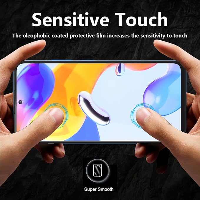 3+2 Pack Tempered Glass for Xiaomi Redmi Note 11 Pro 5G/4G Screen Protector - Image 2