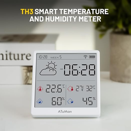 ATuMan TH3 Smart Thermometer Hygrometer - Image 2