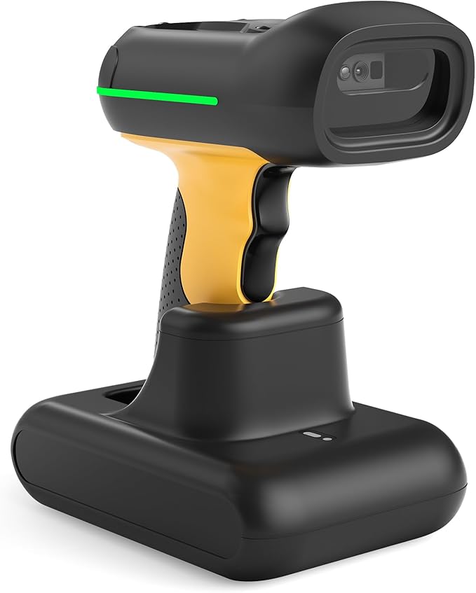 Inateck Industrial Barcode Scanner Wireless, 2D QR Code Scanner by Inateck