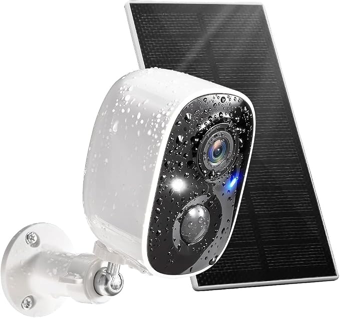 GMK Solar Security Camera Wireless Outdoor, by GMK