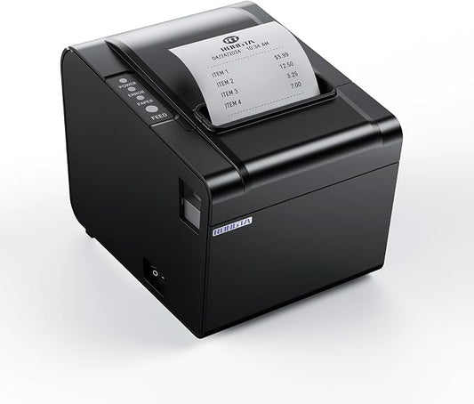 Rongta POS Receipt Printer, 80mm Thermal Printer, Restaurant Kitchen Printer by RONGTA
