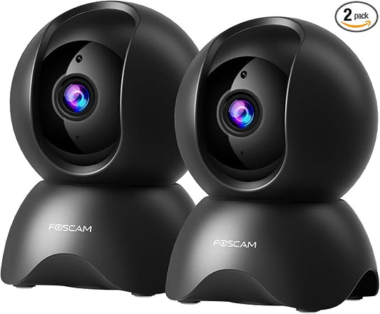 FOSCAM 3K Security Camera Indoor, 360° PTZ Baby & Pet Monitoring by Foscam