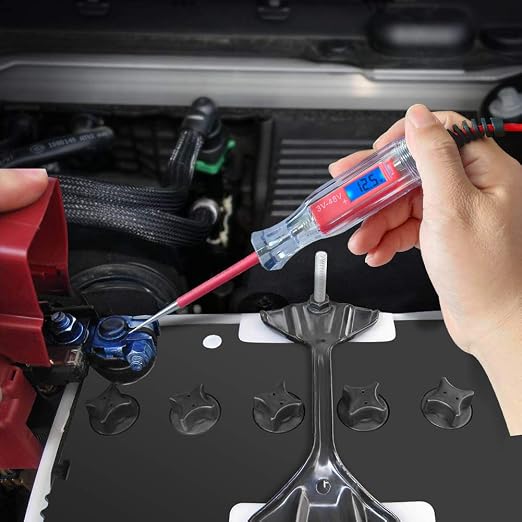 Heavy Duty 3-65V Backlit Digital LCD Circuit Tester, Test Light - Image 7