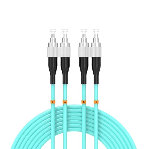FC/UPC-FC/UPC Fiber Patch Cable OM3 030Meter/100ft 10GB Multimode Jumper Duplex by Buacoz