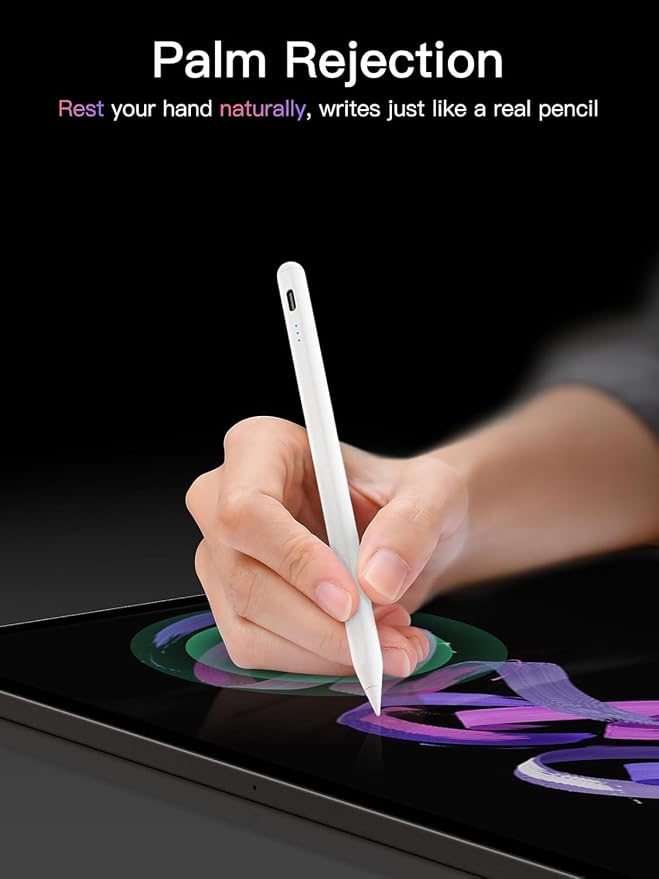 KEEPRO Stylus Pen for iPad 2018-2026, USB-C Fast Charging Pencil, Pixel-Perfect - Image 7