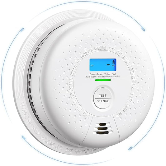 X-Sense Smoke and Carbon Monoxide Detector Combo, Wireless Interconnected by X-Sense