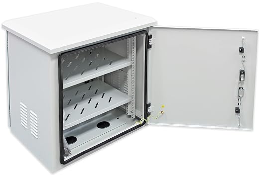 Electriduct 12U Outdoor Cabinet 18 Inch Depth IP55 Weather Resistant Enclosure - Image 2